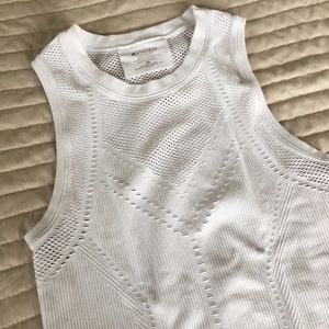 Athleta laser cut oxygen workout tank